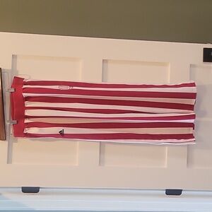 Adidas Indiana University Red and White Striped Snap Breakaway Pants Boy M 10-12